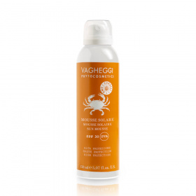 Mousse corporal protección solar SPF30 UVA